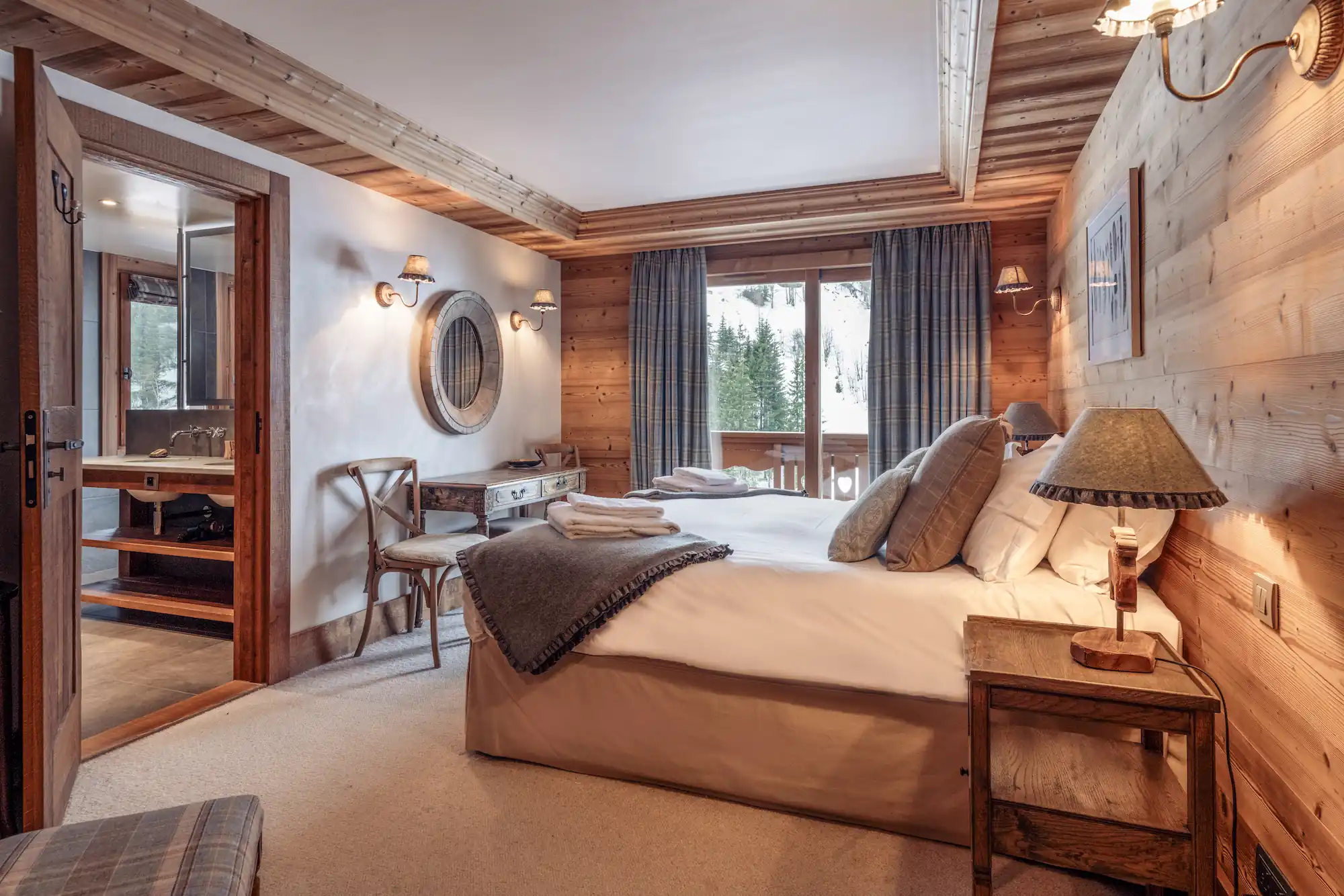 Chalet Lapin Blanc bedroom