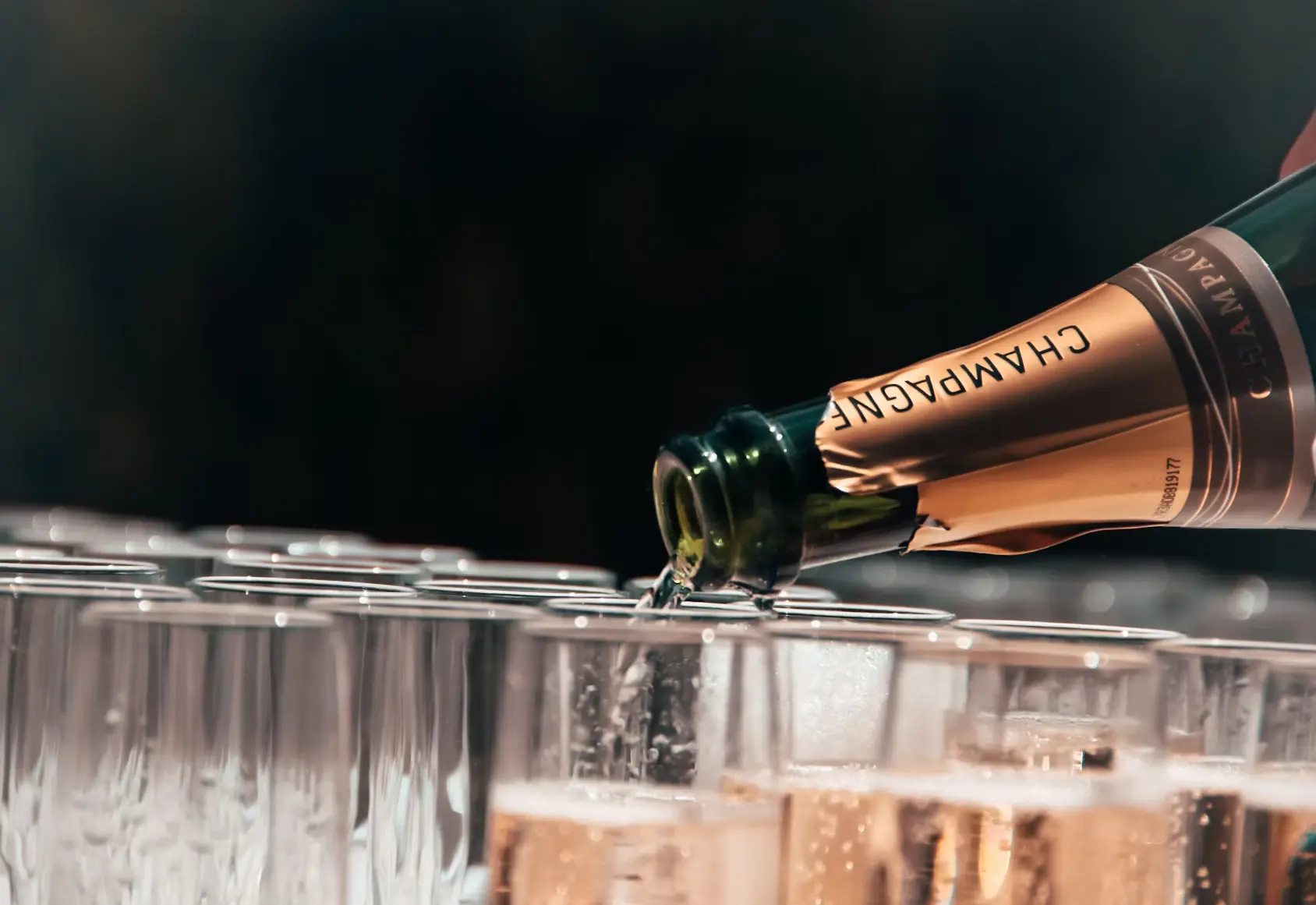 Champagne glasses